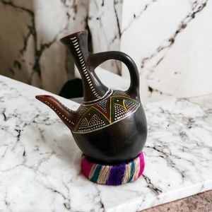 Jebena - traditional Ethiopian coffee pot with cushion ጀበና ከነ ማስቀመጫው